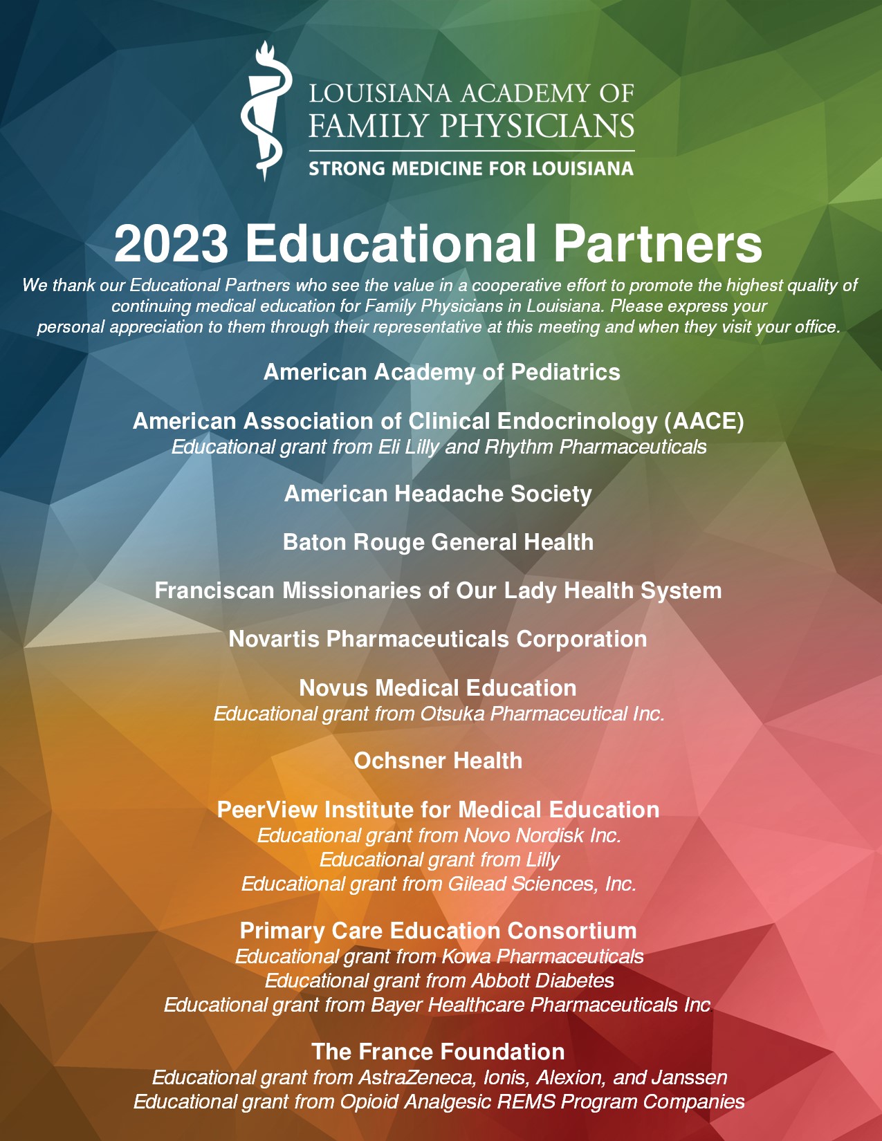 2023 Educational Partners