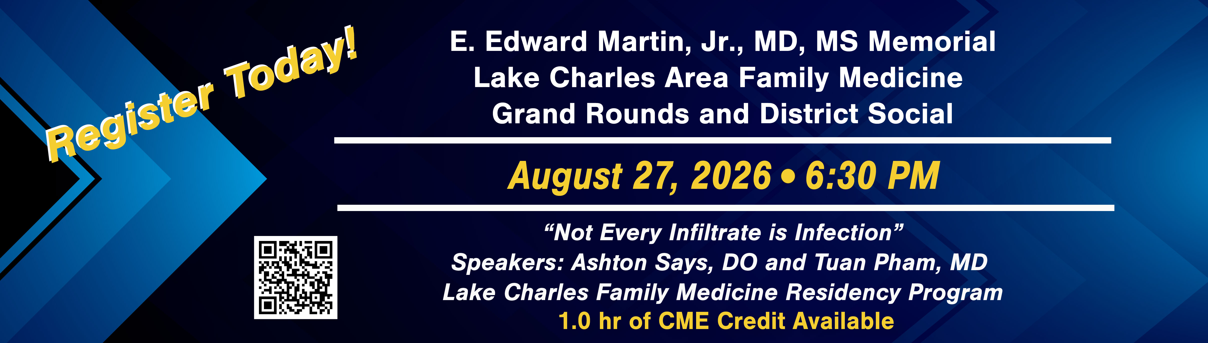 lake charles grand rounds web banner register today
