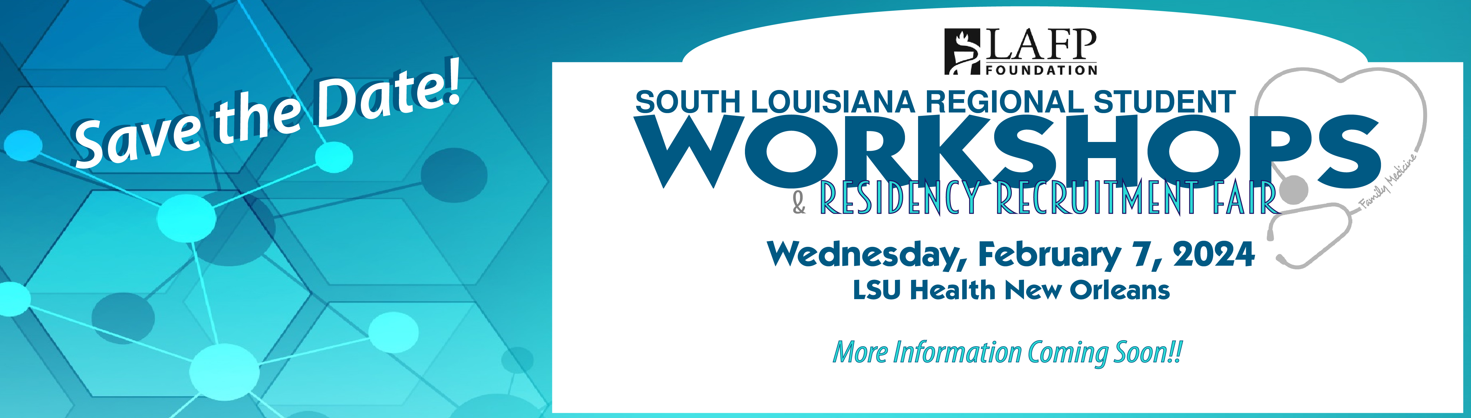 2024 Student Workshops Save the Date New Orleans Web Banner 01